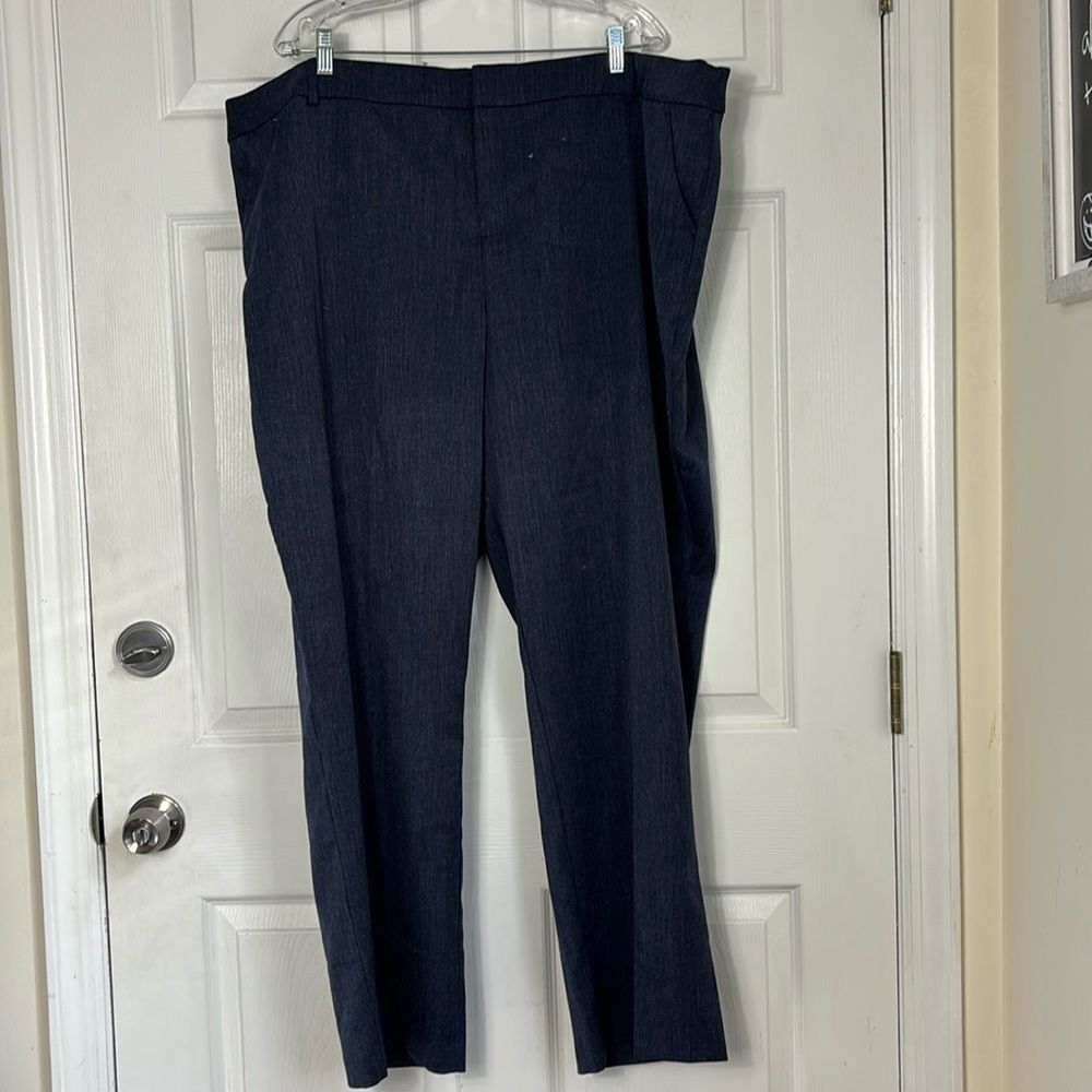 NEW NWT NINE WEST barely boot mid rise dress pants plus size 26W Boot cut sculpt